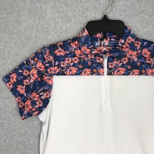 NEW $80 Bermuda Sands Polo Shirt‎ Small Mesh Pickleball Golf Wicking Dry Tennis